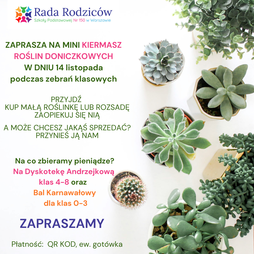 Read more about the article Zielony Kiermasz Roślin z Radą Rodziców