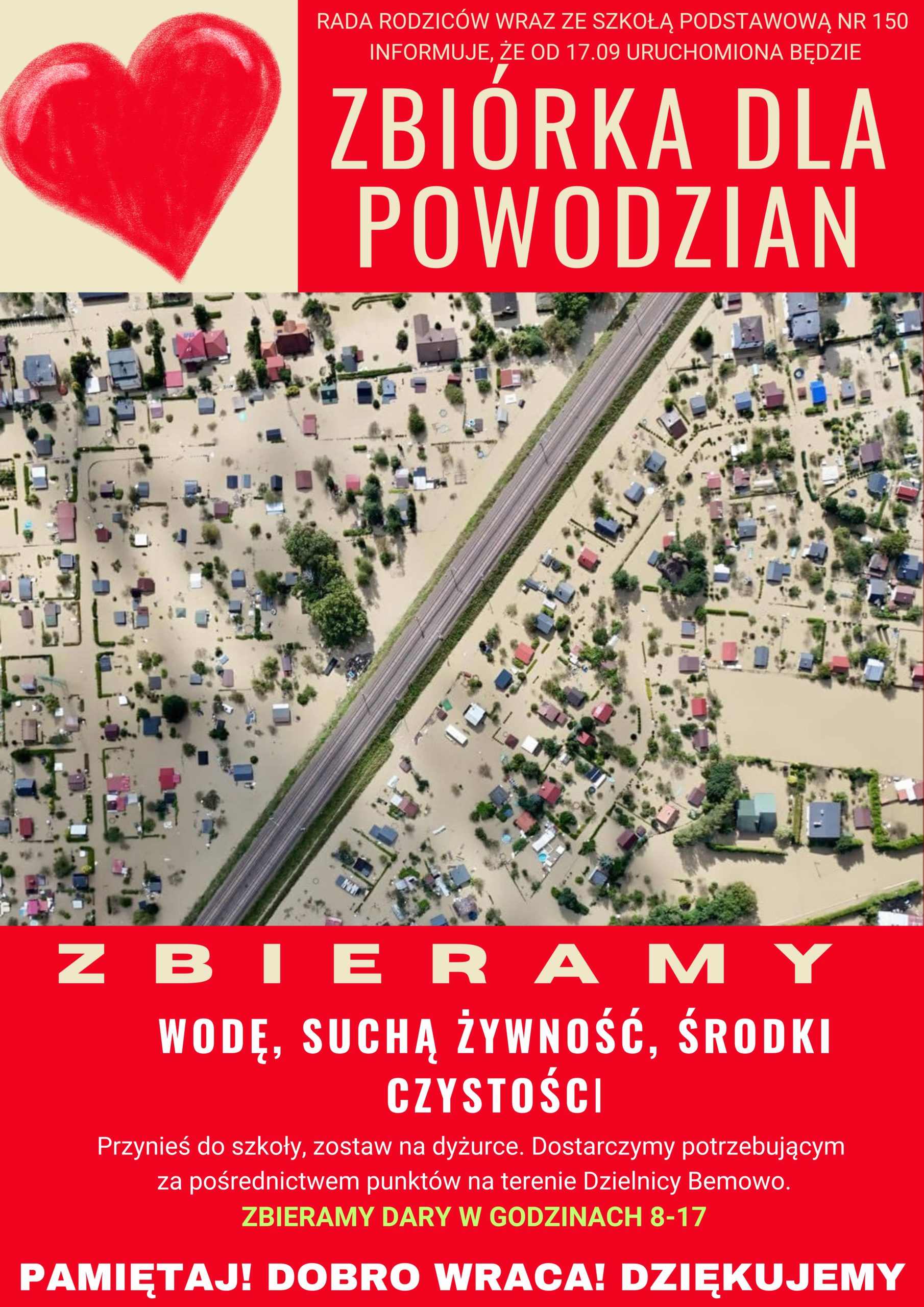 Read more about the article Zbiórka dla powodzian