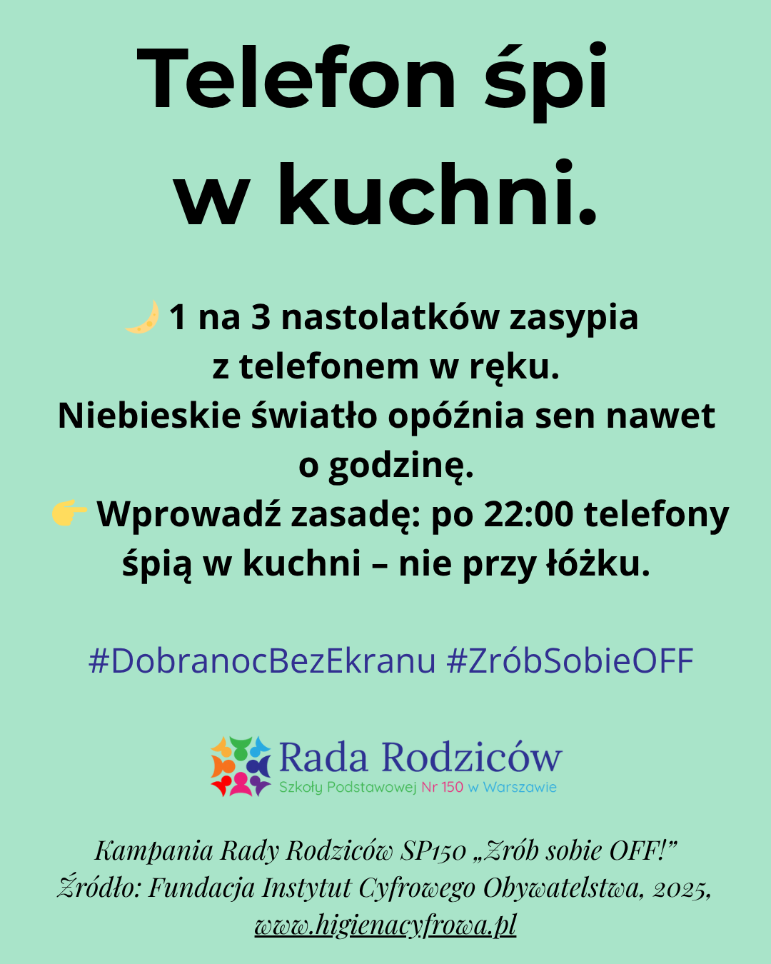 Read more about the article Zrób sobie OFF! Kampania higieny cyfrowej inspirowana Raportem Instytutu Cyfrowego Obywatelstwa